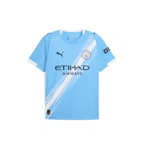 Camisa Manchester City Puma I Home 2025/26 Azul Claro