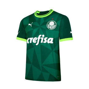 Camisa Pré Jogo Palmeiras 2023/2024 Branca Torcedor Puma Masculina