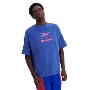 Camiseta Baw Manga Curta Over Reebok Azul