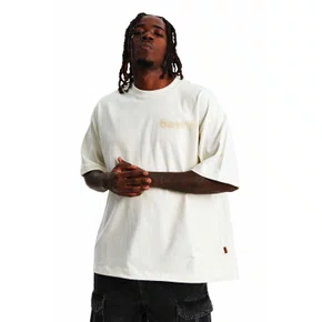 Camiseta Baw Manga Curta Oversized Inward City Off White