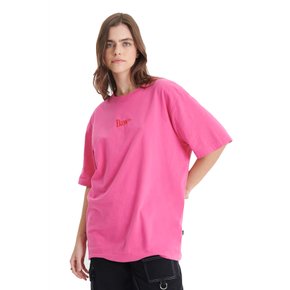 Camiseta Baw Manga Curta Regular Logo Rosa