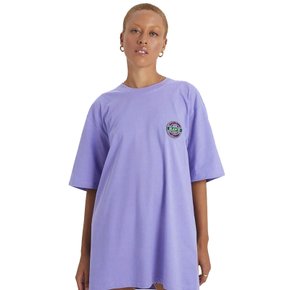 Camiseta Baw Manga Curta Wax Color Lilás