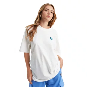 Camiseta Baw Manga Curta Regular Fruits Garden Off White