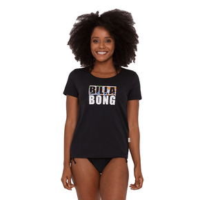 Camiseta Billabong Manga Curta Cool Preta
