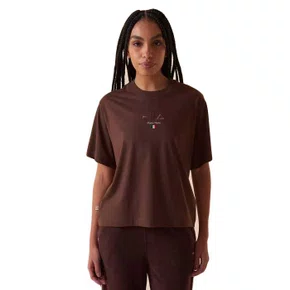 Camiseta Fila Manga Curta Comfort Soft Marrom