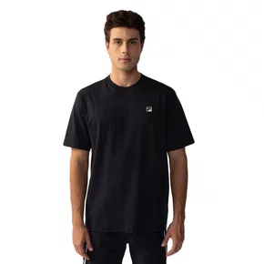 Camiseta Fila Manga Curta Italia Drawing Union Classics Preta