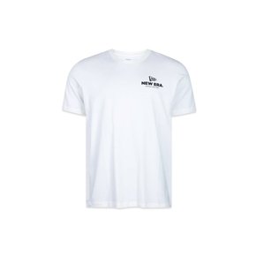 Camiseta New Era Manga Curta Branded Core Essentials Off White