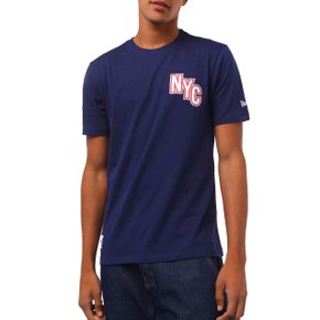Camiseta New Era Manga Curta New York City Back To School Azul