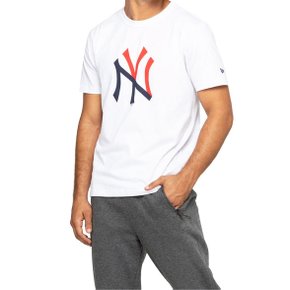 Camiseta New Era Manga Curta New York Yankees World Branco