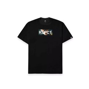 Camiseta Respect Manga Curta Travis Scott Eyes Preto