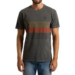 Camiseta Rusty Manga Curta Glow Esp Preto Estonado