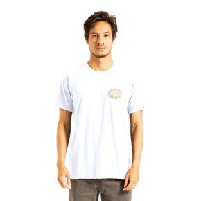 Camiseta Rusty Manga Curta Postmark Branco