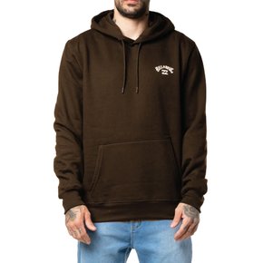 Moletom Billabong Canguru Fechado Small Arch Preto