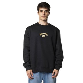 Moletom Billabong Careca Care Mid Arch Preto