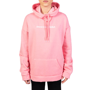 Moletom DC Fechado Canguru Effortless Rosa