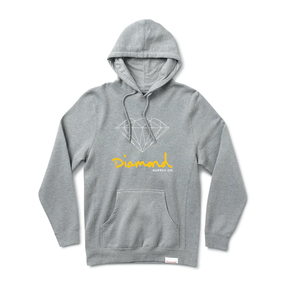 Moletom Diamond Canguru Brilliant Logo Cinza Mescla