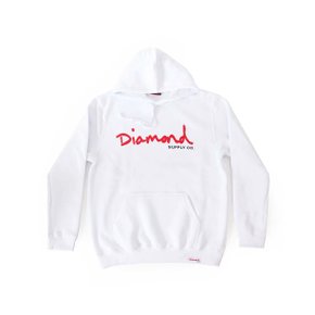 Moletom Diamond Canguru Fechado Og Branco