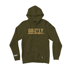 Moletom Grizzly Canguru OG Script Verde