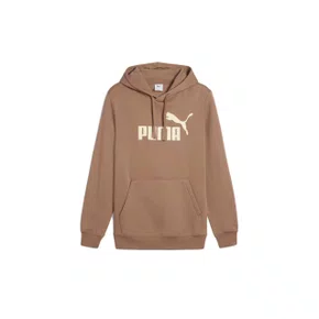 Moletom Puma Fechado Canguru Essentials No.1 Logo Bege