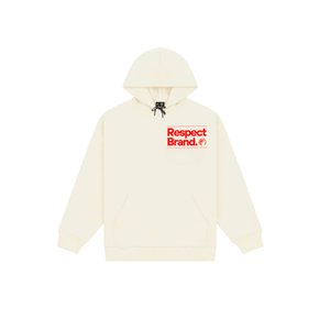 Moletom Respect Brand Canguru Off White