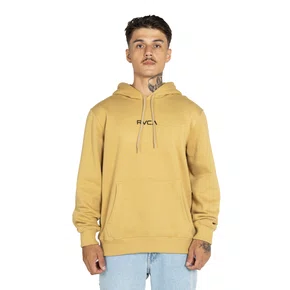 Moletom RVCA Canguru Fech Tonally Mostarda