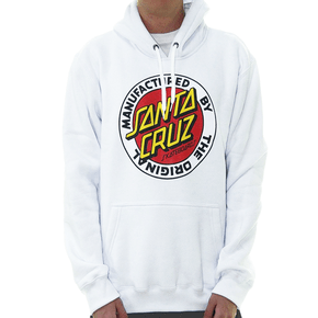 Moletom Santa Cruz Canguru MFG Dot Branco