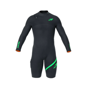 Short John Mormaii Ultraskin 2.2mm E-System Manga Longa Preto