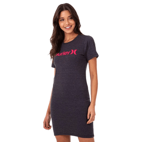 Vestido Hurley One & Only Cinza Mescla