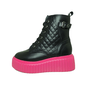 Bota Magnific Coturno Bicolor Preto