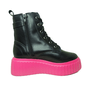 Bota Magnific Coturno Bicolor Preto