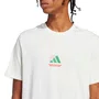Camiseta Adidas Manga Curta Lounge Pizza Off White