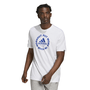 Camiseta Adidas Manga Curta Put Work In Your Workout Branca