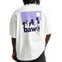Camiseta Baw Manga Curta Oversized Inward City Off White
