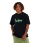 Camiseta Baw Manga Curta Regular Mush Preta