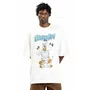 Camiseta Baw Manga Curta Oversized Maxi Tied x Scooby Doo