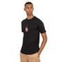 Camiseta DC Manga Curta Burning Dice Preta