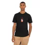 Camiseta DC Manga Curta Burning Dice Preta