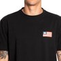 Camiseta DC Manga Curta Flag Preto