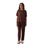 Camiseta Fila Manga Curta Comfort Soft Marrom