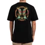 Camiseta Hurley Manga Curta Dragon Preta