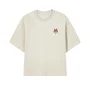 Camiseta Midas Manga Curta Boxy Caps Off White