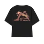 Camiseta Midas Manga Curta Oversized Saguipuru Preta