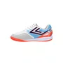 Chuteira Umbro Futsal Pro 5 Club Branco/ Coral