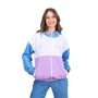 Jaqueta Billabong Corta Vento Mult Azul/ Lilás e Branca