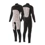 Long John Vissla Seven Seas 3/2 Chest Zip 3.2mm Manga Longa Preto