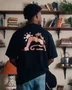 Camiseta Midas Manga Curta Oversized Saguipuru Preta