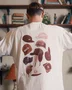 Camiseta Midas Manga Curta Boxy Caps Off White