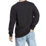 Moletom Adidas Fechado Essential 3-Stripes Preto