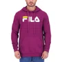 Moletom Fila Canguru Comfort Letter Bordô