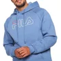 Moletom Fila Canguru Letter Outline Winter Azul Claro